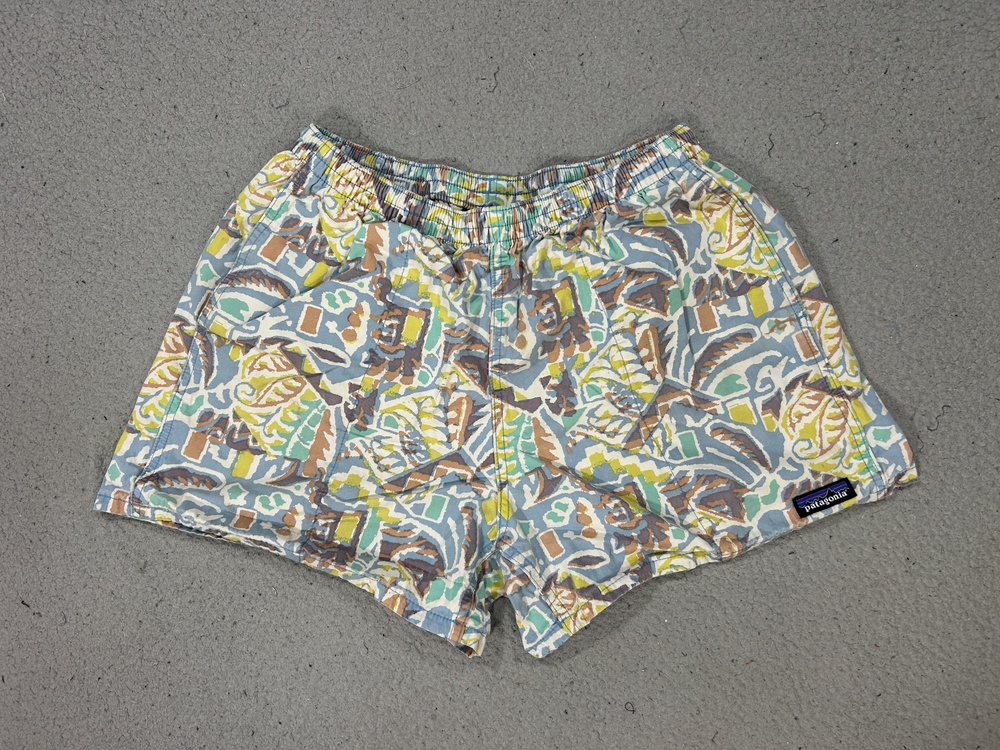 Patagonia Shorts Mens Medium Multicolor Floral Cotton Canvas Beach Tropical